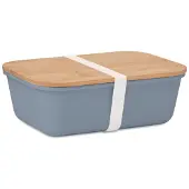Midocean Lunchbox van PP kunststof met bamboe deksel. Patrol 1500ML
