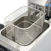 Maxima Frituurpan 8 L 1 Mand Inductie Liftsysteem met Tapkraan