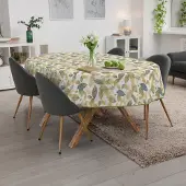 ANRO Tafelkleed Herfstbladeren Meerkleurig Ovaal 220x140cm Met sierband Afwasbaar Waterafstotend