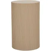 Nest of Nora Bijzettafel rond Ø30x50 cm - MDF - Beige
