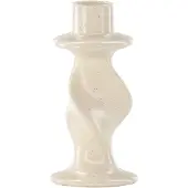 Nest of Nora Kandelaar keramiek - Kaarsenhouder 12 cm - Beige