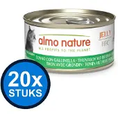 Almo Nature 20x HFC - Kattenvoer Natvoer Blik - Gelei - Tonijn & Rode Poon - 70g