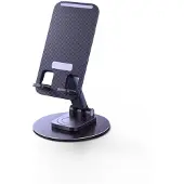 GD - Telefoonhouder Bureau -360 Graden Roteerbaar - Smartphone Houder Tafel-Bureauhouder - Zwart
