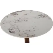 Pole to Pole Ronde Bistro Keukentafel Keramisch Marmer