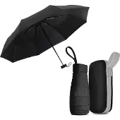 Le Monde du Parapluie Compacte UV-opvouwbare mini-paraplu voor op reis,Blauw