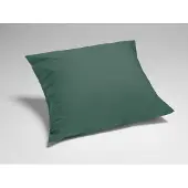 Yumeko Kussensloop Percal Katoen 65x65 Groen - Eco, Bio & Fairtrade