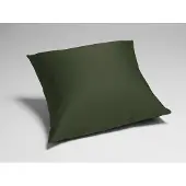 Yumeko Kussensloop Katoensatijn 65x65 Groen - Eco, Bio & Fairtrade