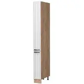 Vicco Apotheekkast Fame-Line, Wit Landhuis/Goudkleurig Eiken, 20 cm