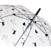 Le Monde du Parapluie Doorzichtige, windbestendige paraplu,Doorzichtig