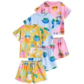 Next - Meisjes - Set van 3 korte pyjama's - Roze