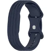 Strap-it Siliconen Bandje geschikt voor Fitbit Air - Donkerblauw
