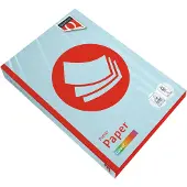 Quantore Kopieerpapier colour a4 120gr lichtblauw | 5 stuks