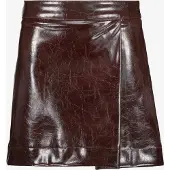 TwoDay meisjes PU rok aubergine maat 158/164