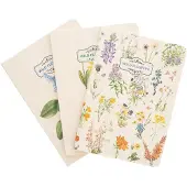 Grupo Erik - Wild Flowers Pack Of 3 A6 Notitieboek - Multicolours