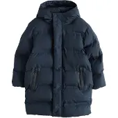 Next - Jongens - Waterdichte, gewatteerde lange jas - Blauw