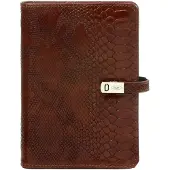 Kalpa 1111-74 Personal Bindmiddel Croco bruin 1 week per 2 paginas 2026-2027-2028
