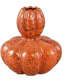 Ptmd Fardau Rust Glazed Ceramic Pumpkin Shaped Vase XL