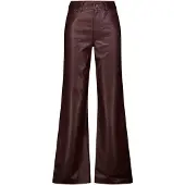 Rino & Pelle Broek Kunstleer Regular lengte Bordeaux Rood dames