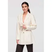 OMBRE Blazer - Slim Fit - Lange Mouw - Knopen Beige M
