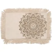 Ancient Wisdom 4x Lotus Mandala Kussenhoezen - 30x50cm - Brons