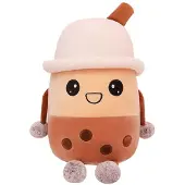 Noessa Knuffel Bubble Tea - 23cm - Zacht Pluche - Schattig Design