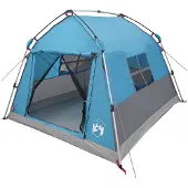vidaXL Instanttent waterdicht 2-persoons Blauw