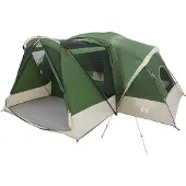 vidaXL Kamer Tent met Waterdichte Regenfly 10-persoons Groen