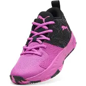 Puma Unisex Court Pro 3 Mid Basketbalschoenen 313830-05 Black-Electric Orchid