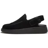 FitFlop Women Gen-FF Suede Back-Strap Mules All Black-Schoenmaat 36
