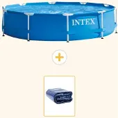 Intex Framezwembad, rond - 366x76 cm - 2-delig, model S21331