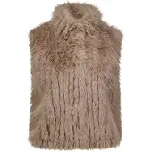 Rino & Pelle Bodywarmer 'Dava' bruin
