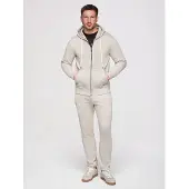 OMBRE Set - Katoen - Lange Mouw - Effen Lichtgrijs XXL