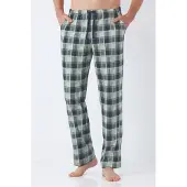 Hajo Premium heren lounge broek marine blauw | Maat 58