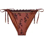 Next Bikinibroek bruin / donkerbruin / goud / zwart