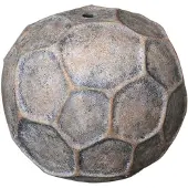 Ptmd Julis Beige Cement Vase Round Circle Design L