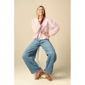 Sissy-Boy Lichtroze blouse met embroidery | Maat: XS