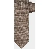 Profuomo Stropdas tie silk woven brown ppwa30056/b