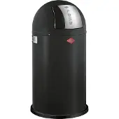 Wesco Kickmaster Prullenbak | Pedaalemmer | 33 Liter | Metaal - Matzwart | Afvalemmer - Made in Germany