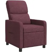 vidaXL Recliner Paars Polyester