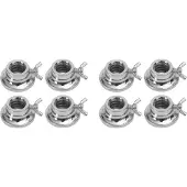 Tlily 4 stuks halterstangklemmen met schroefklemmen