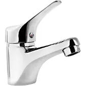 Deante Wasbakarmatuur met waterbesparende cartridge, chroom