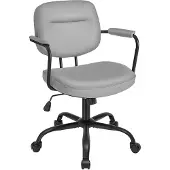 Markenlos Bureau stoel - Duifgrijze kleur - Verstelbare hoogte