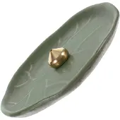 ABOOFAN 5Sets Groene Wierookhouder Van Keramiek En Legering, Decoratief