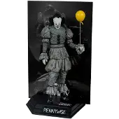 Mcfarlane Toys Pennywise (zwart-wit) (IT: Welkom in Derry), 15 cm actiefiguur in pose, van