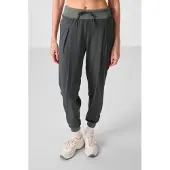 Tommy Life Mid-waist dunne jersey joggingsbroek met zak