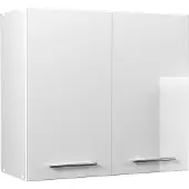 Vicco Hangkast Fame-Line, Wit Hoogglans/Wit, 80 cm