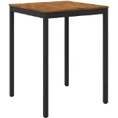 Syfax Tuinbar-tafel, natuurlijk en zwart, 80 x 80,5 x 105 cm