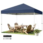 Hawthyhome Pop-up tent 3x3 meter, waterdicht, UV-bescherming 50+, in hoogte verstelbaar, blauw