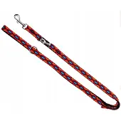Dingo Winnetou Verstelbare Hondenlijn - Zwart 1,6cm x 120-220cm