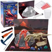 Jokomisiada Vulkan Uitbarsting & Dino Skelet Opgegraven - Leerzaam Archeologie Spel